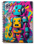 Circuit Splendor Spiral Notebook by JB Studio â€” main product image