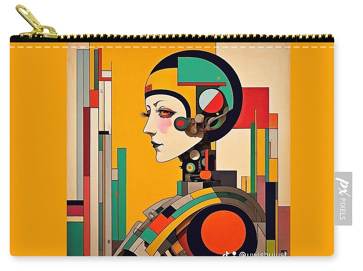 Circuitry Reverie Zip Pouch by JB Studio â€” main product image