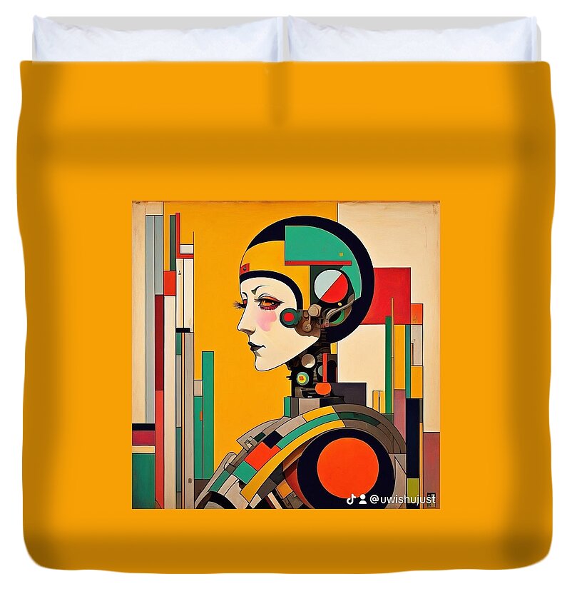 Circuitry Reverie Duvet Cover by JB Studio â€” main product image