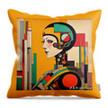 Circuitry Reverie Throw Pillow by JB Studio â€” main product image