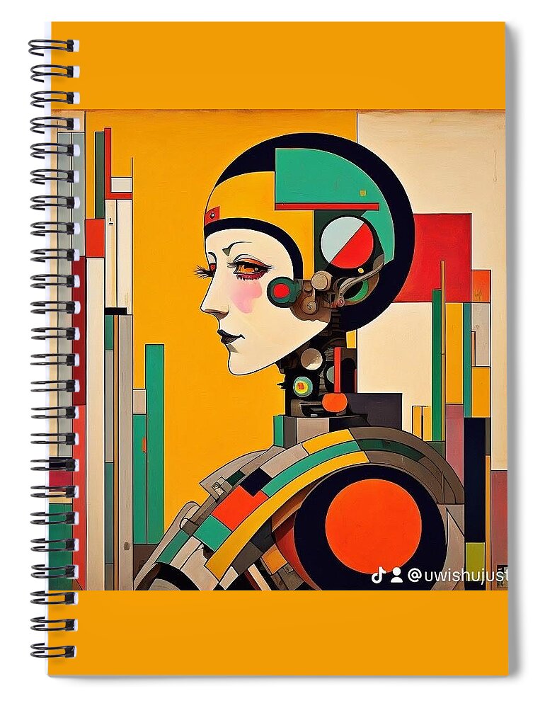 Circuitry Reverie Spiral Notebook by JB Studio â€” main product image
