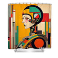 Circuitry Reverie Shower Curtain by JB Studio â€” main product image