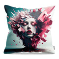 Fragmented Beauty Throw Pillow by JB Studio â€” main product image