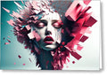 Fragmented Beauty Greeting Card by JB Studio â€” main product image