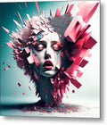 Fragmented Beauty Metal Print by JB Studio â€” main product image