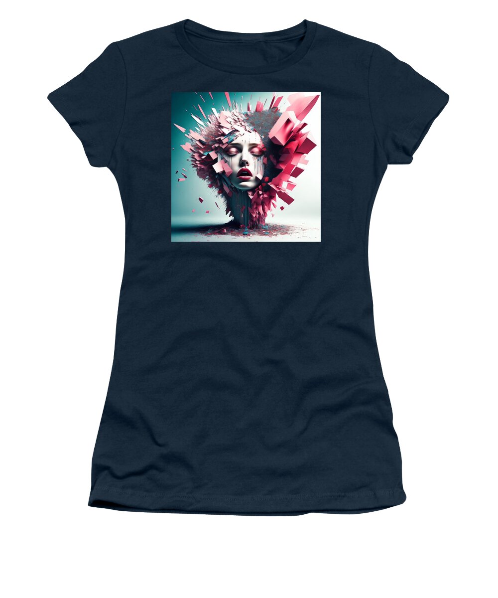 Fragmented Beauty Women's T-Shirt by JB Studio â€” main product image