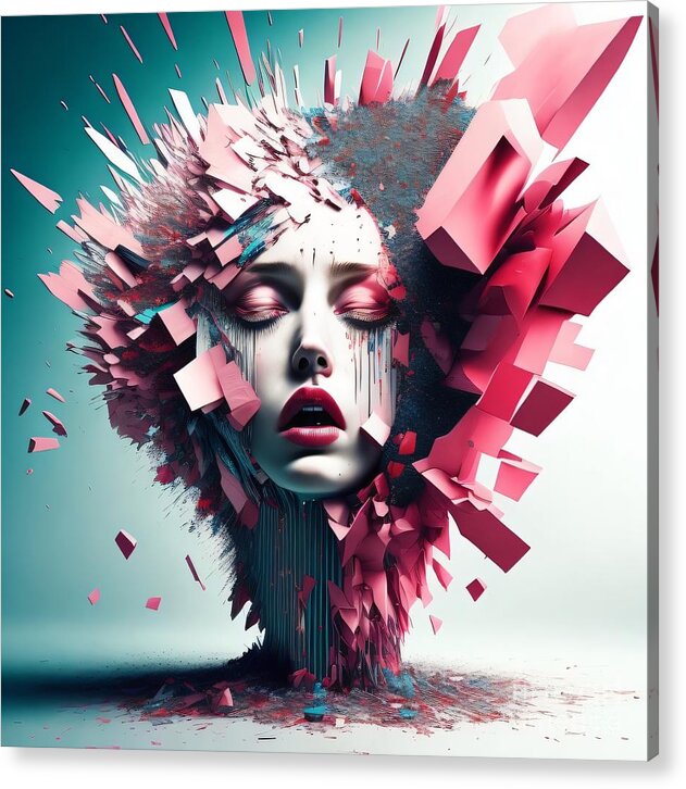 Fragmented Beauty Acrylic Print by JB Studio â€” main product image