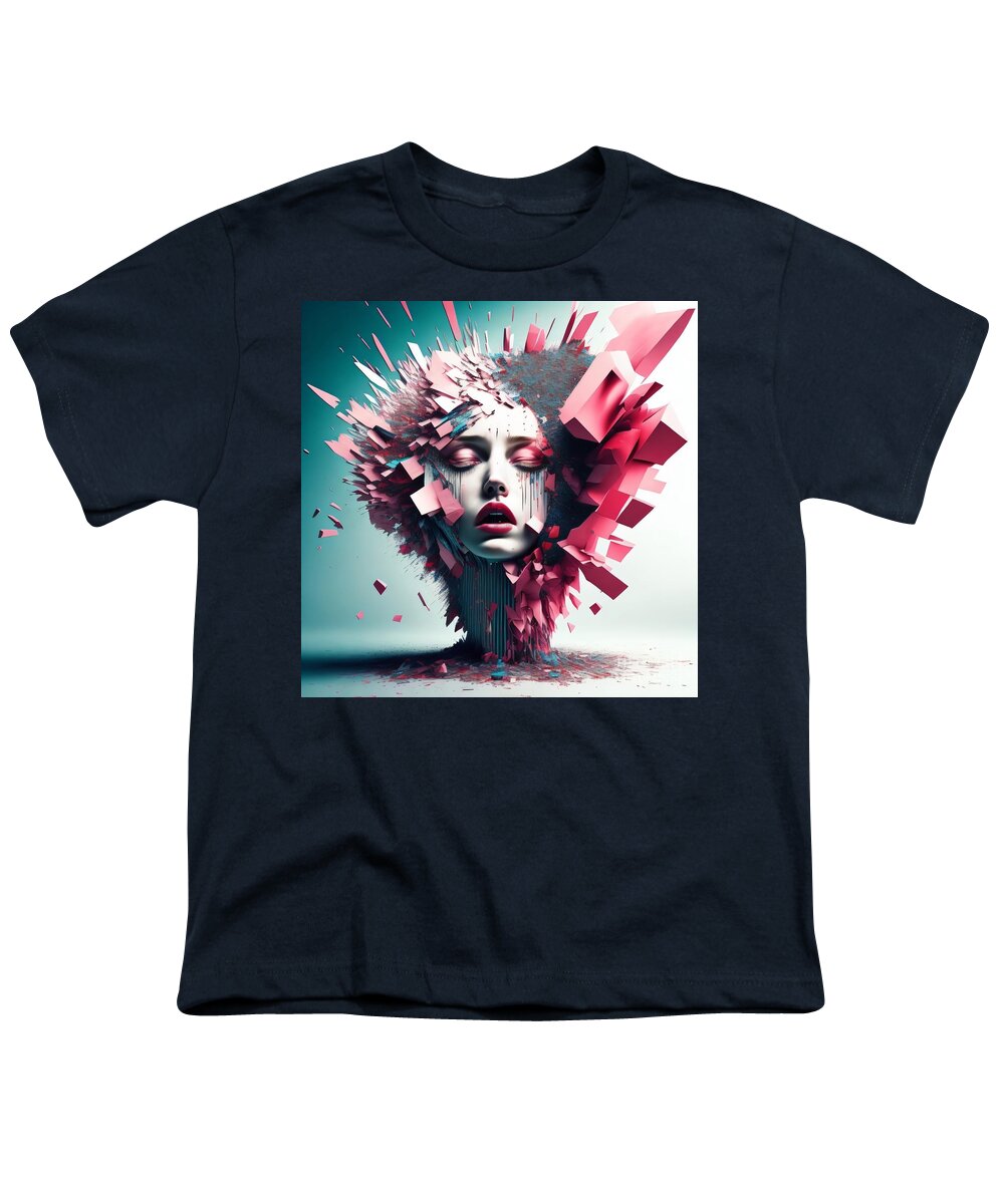 Fragmented Beauty Youth T-Shirt by JB Studio â€” main product image