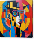 Geometric Gaze Canvas Print by JB Studio â€” main product image