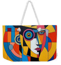 Geometric Gaze Weekender Tote Bag by JB Studio â€” main product image