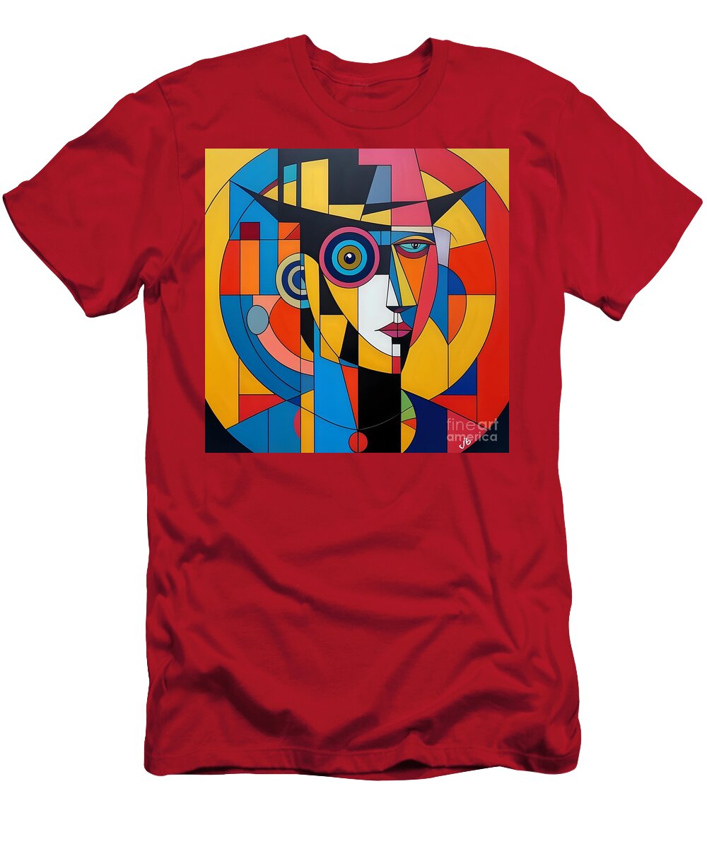 Geometric Gaze T-Shirt by JB Studio â€” main product image