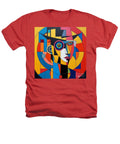 Geometric Gaze Heather T-Shirt by JB Studio â€” main product image