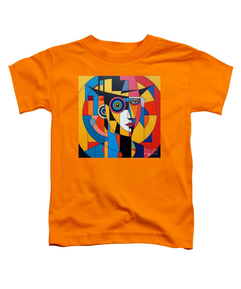 Geometric Gaze Toddler T-Shirt by JB Studio â€” main product image