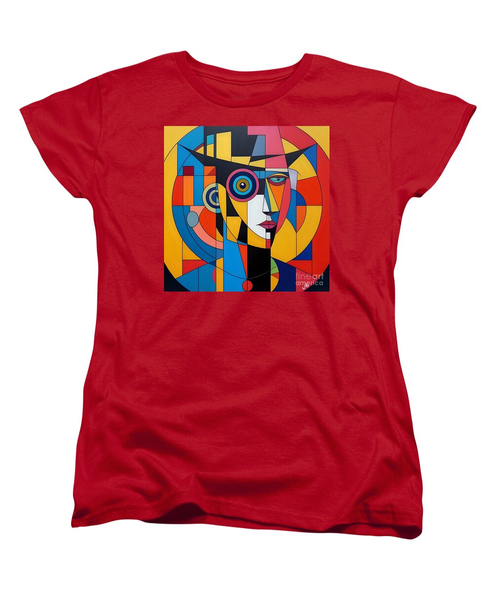 Geometric Gaze Women's T-Shirt (Standard Fit) by JB Studio â€” main product image