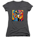 Geometric Gaze Women's V-Neck T-Shirt by JB Studio â€” main product image