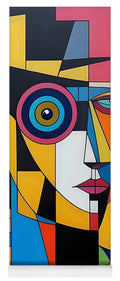 Geometric Gaze Yoga Mat by JB Studio â€” main product image