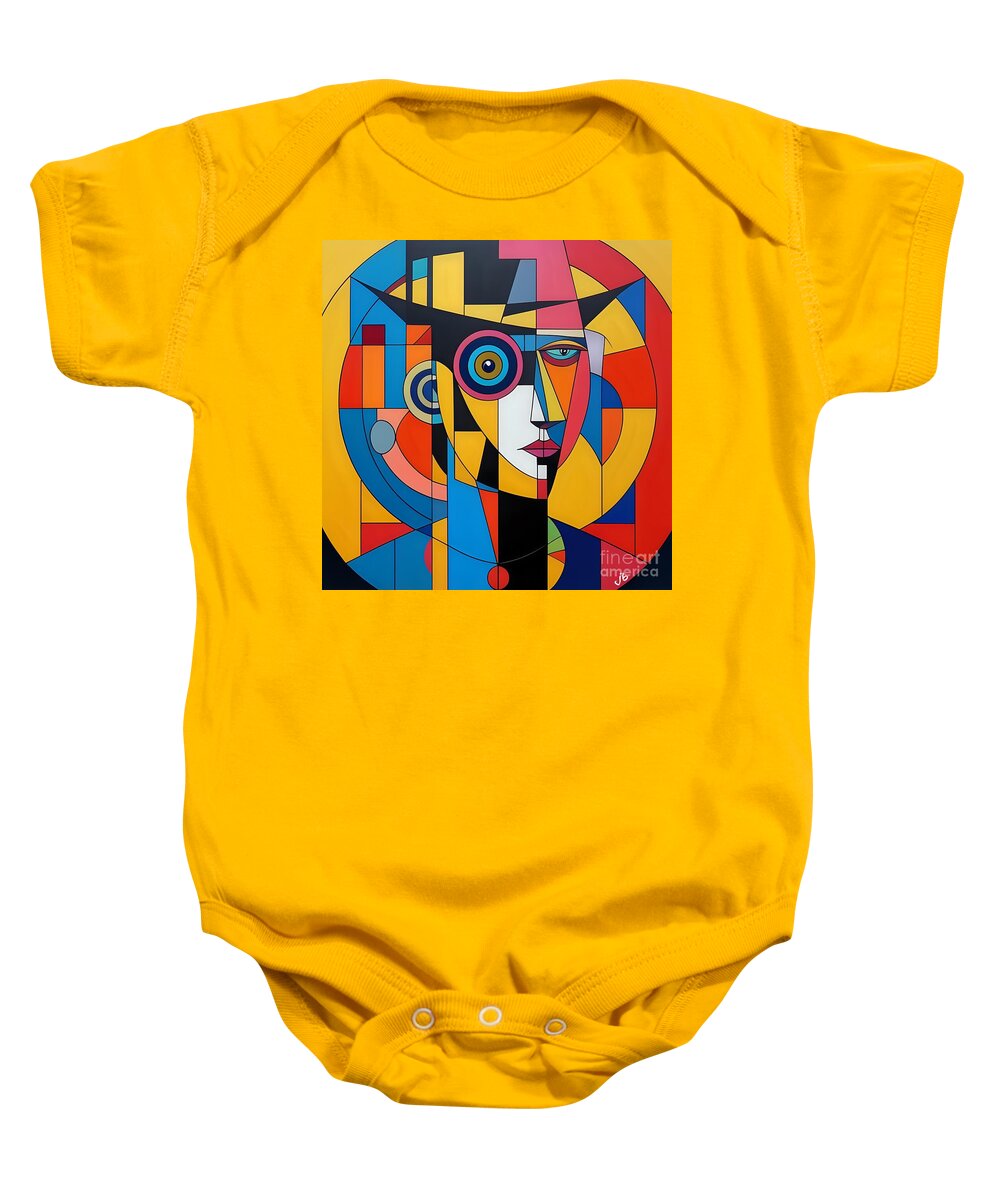 Geometric Gaze Baby Onesie by JB Studio â€” main product image