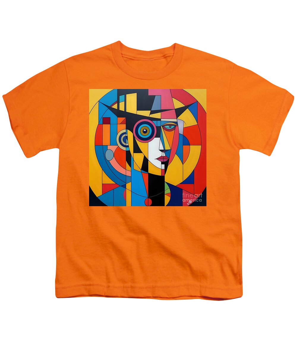 Geometric Gaze Youth T-Shirt by JB Studio â€” main product image