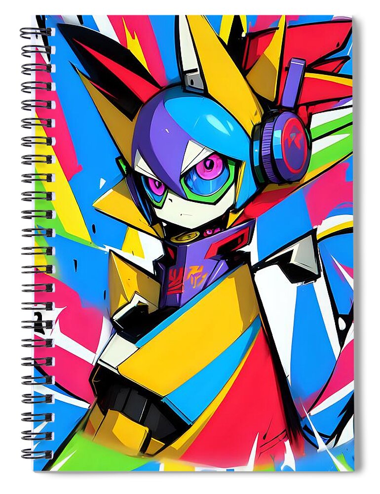Giddy Gadgeteer Spiral Notebook by JB Studio â€” main product image