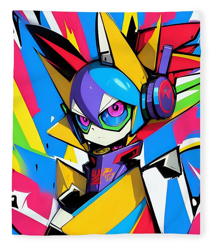 Giddy Gadgeteer Throw Blanket by JB Studio â€” main product image