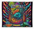 Happy New Year Throw Blanket by JB Studio â€” main product image