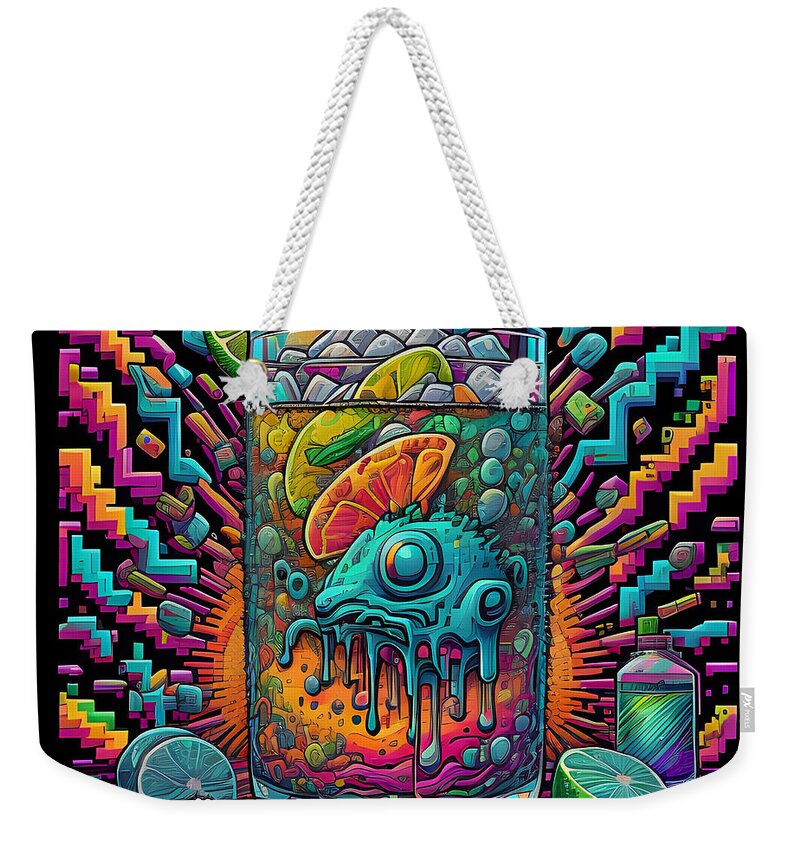 Happy New Year Weekender Tote Bag by JB Studio â€” main product image