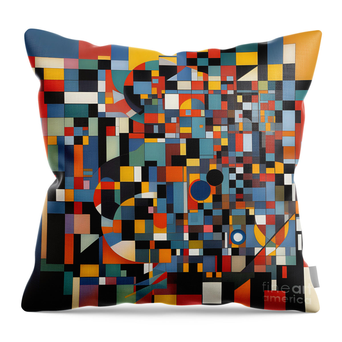 Harmonious Chaos Throw Pillow by JB Studio â€” main product image