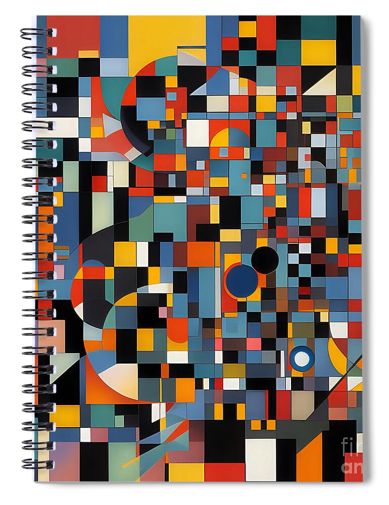 Harmonious Chaos Spiral Notebook by JB Studio â€” main product image