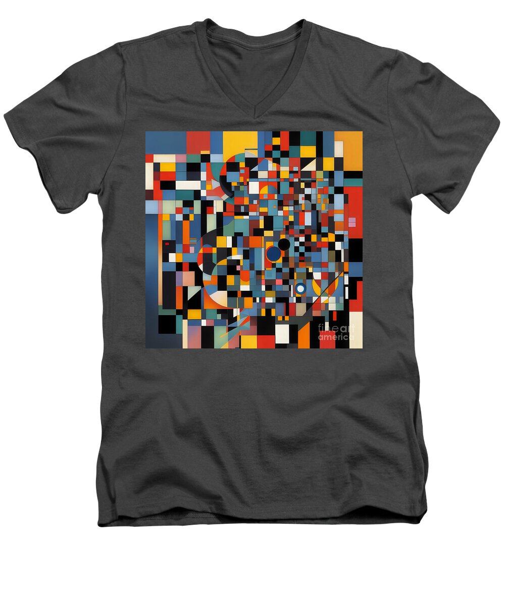 Harmonious Chaos Men's V-Neck T-Shirt by JB Studio â€” main product image