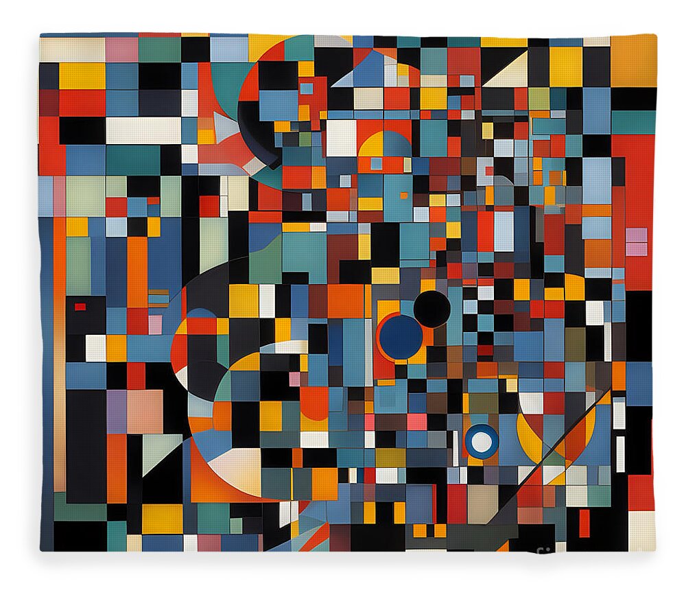 Harmonious Chaos Throw Blanket by JB Studio â€” main product image