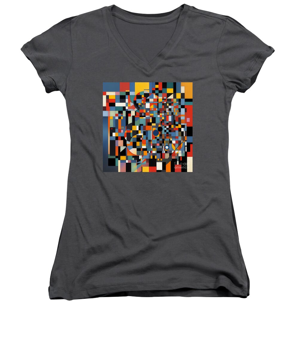Harmonious Chaos Women's V-Neck T-Shirt by JB Studio â€” main product image