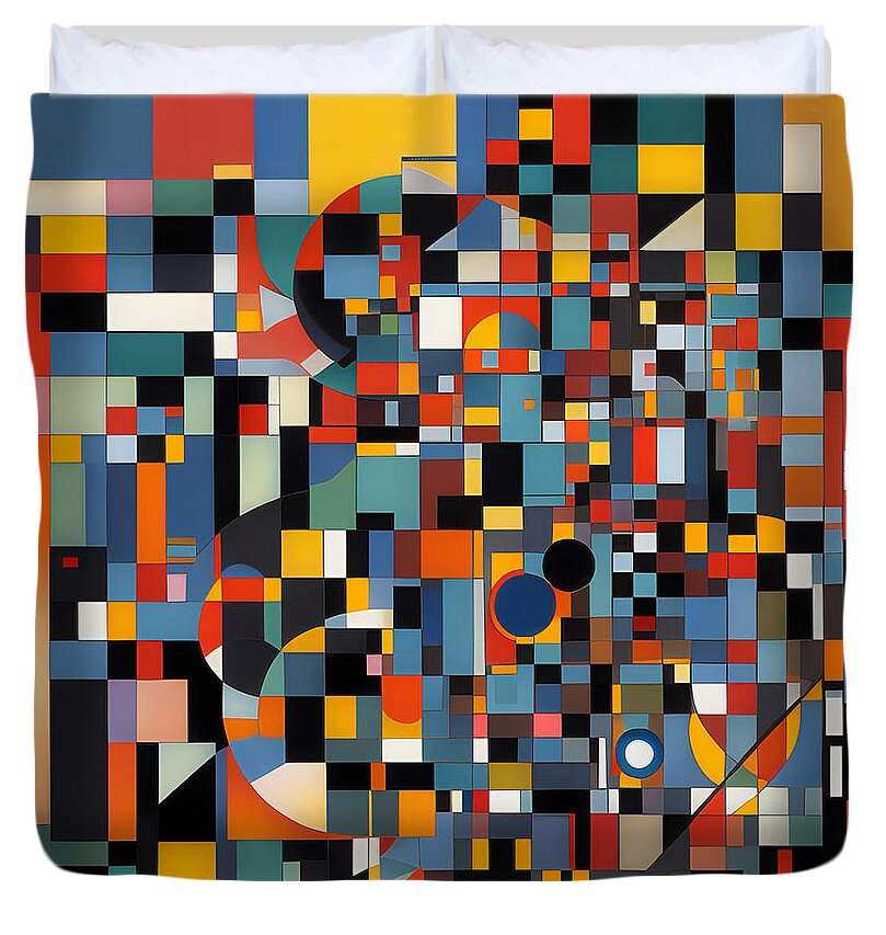 Harmonious Chaos Duvet Cover by JB Studio â€” main product image