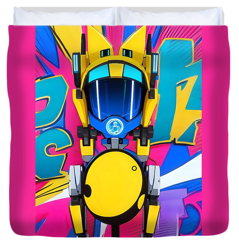 Jollybot Duvet Cover by JB Studio â€” main product image