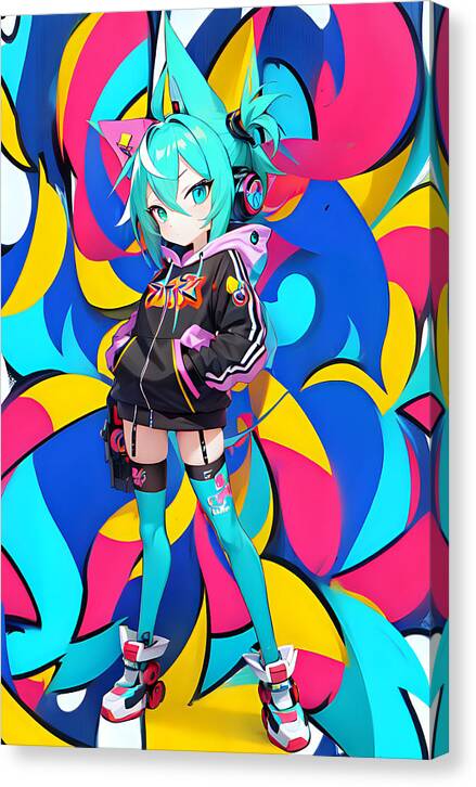 Joy Jambobot Canvas Print by JB Studio â€” main product image