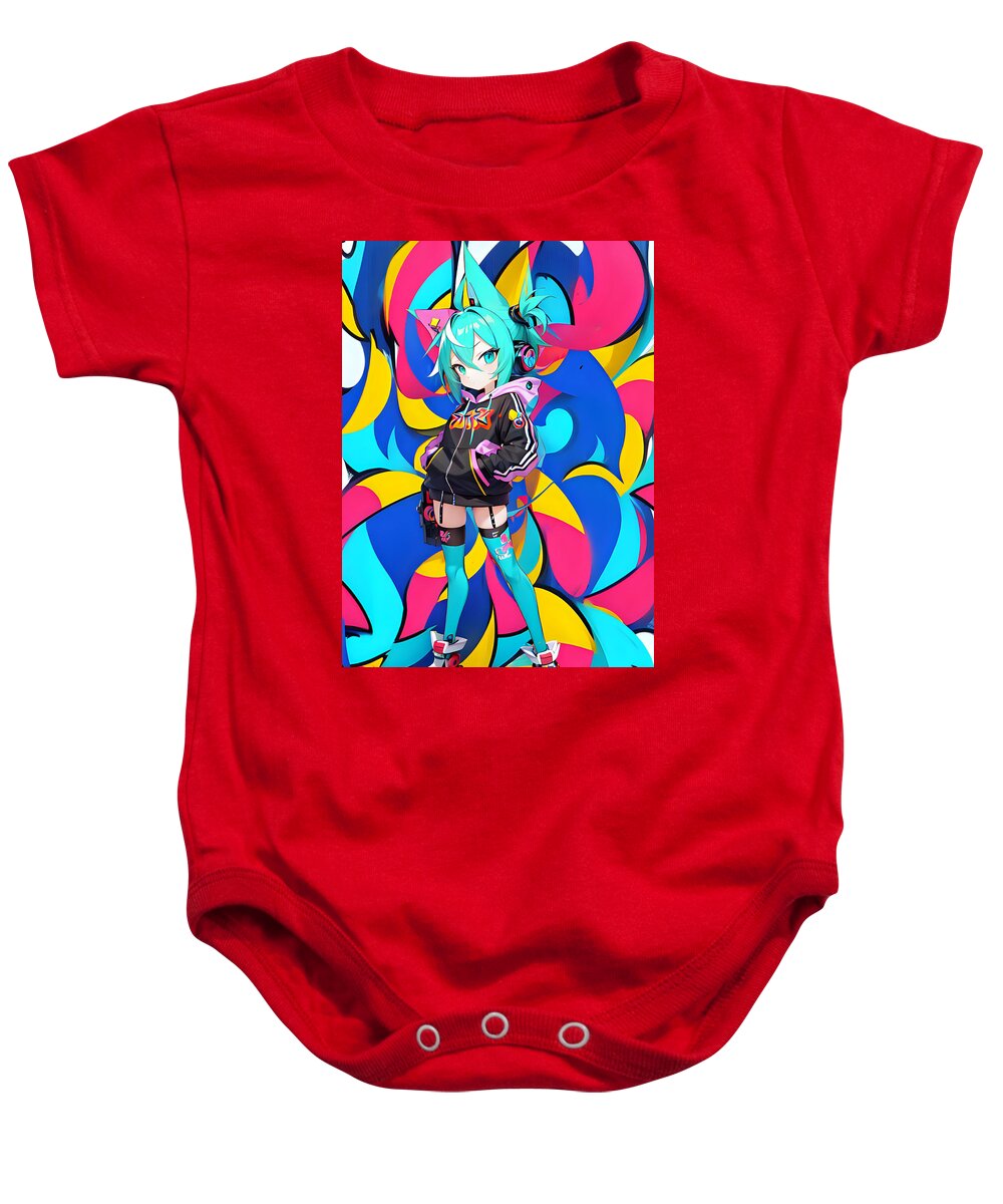 Joy Jambobot Baby Onesie by JB Studio â€” main product image