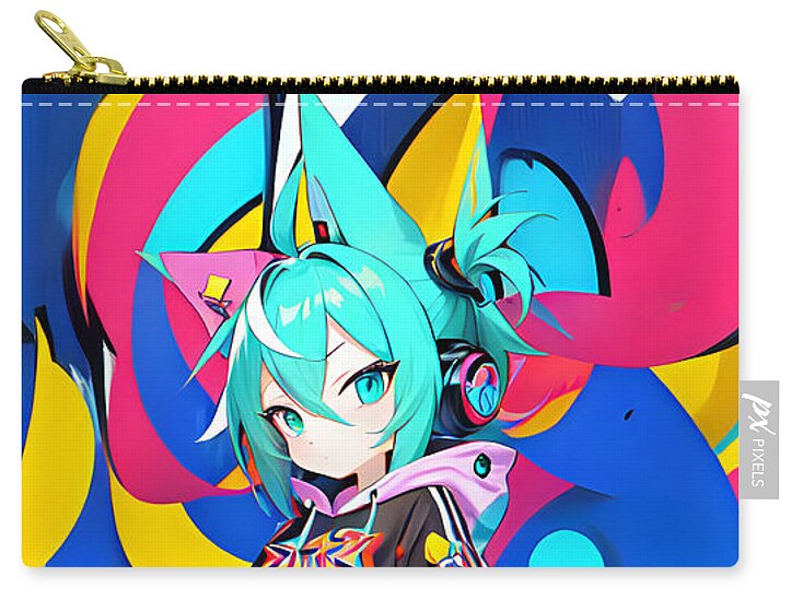 Joy Jambobot Zip Pouch by JB Studio â€” main product image