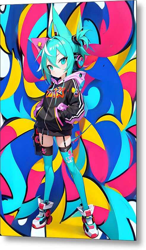 Joy Jambobot Metal Print by JB Studio â€” main product image