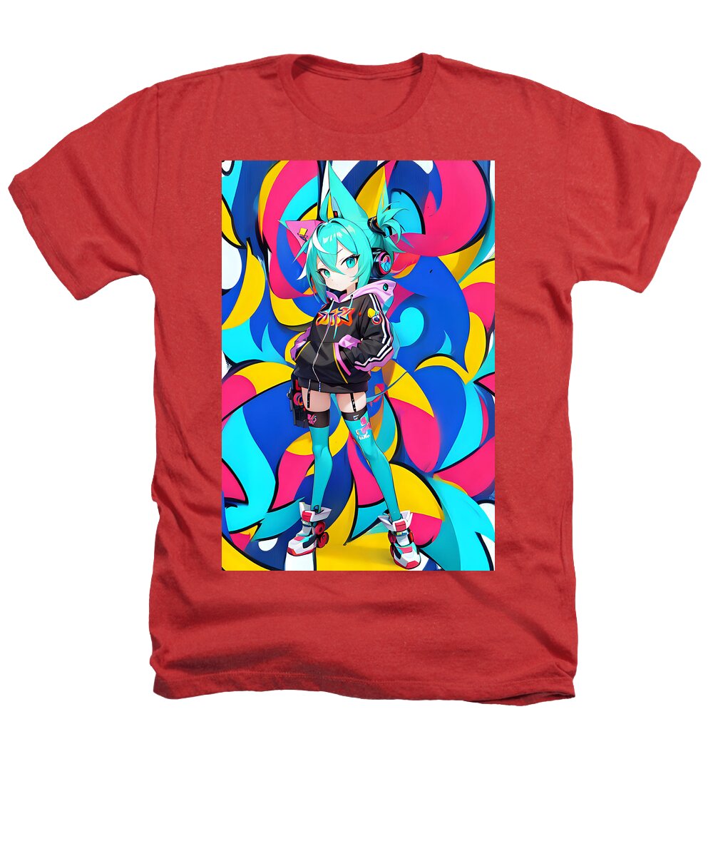 Joy Jambobot Heather T-Shirt by JB Studio â€” main product image