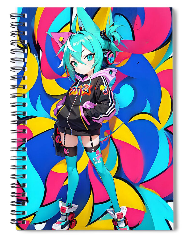 Joy Jambobot Spiral Notebook by JB Studio â€” main product image