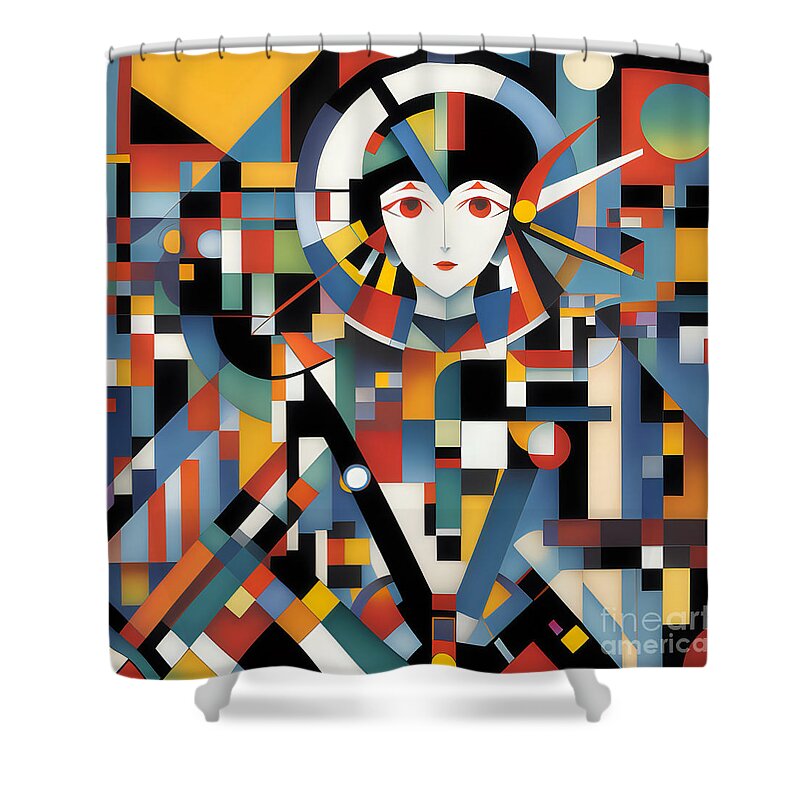 Luna Shower Curtain by JB Studio â€” main product image
