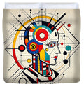 Mechanized Reverie Duvet Cover by JB Studio â€” main product image