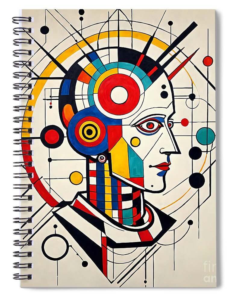 Mechanized Reverie Spiral Notebook by JB Studio â€” main product image