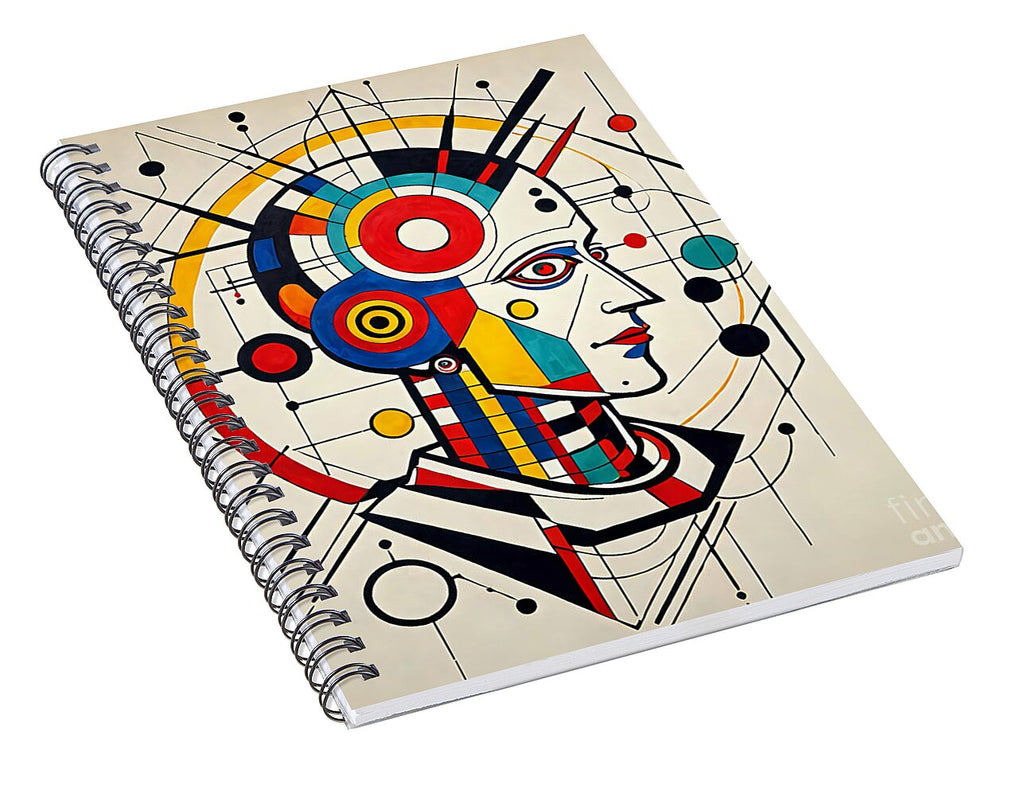 Mechanized Reverie Spiral Notebook by JB Studio â€” alternate angle view
