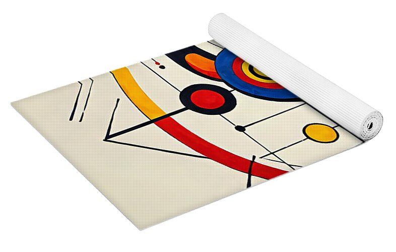 Mechanized Reverie Yoga Mat by JB Studio â€” close-up detail of artwork