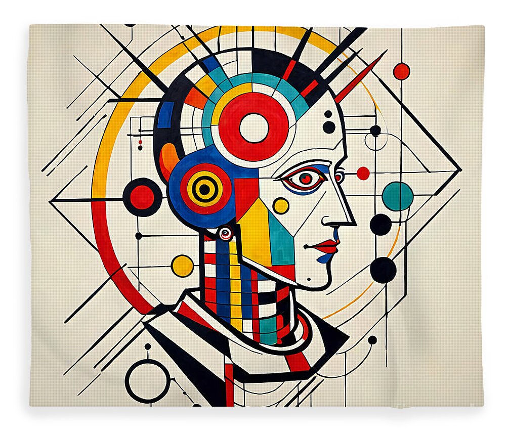 Mechanized Reverie Throw Blanket by JB Studio â€” main product image