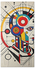 Mechanized Reverie Beach Towel by JB Studio â€” main product image