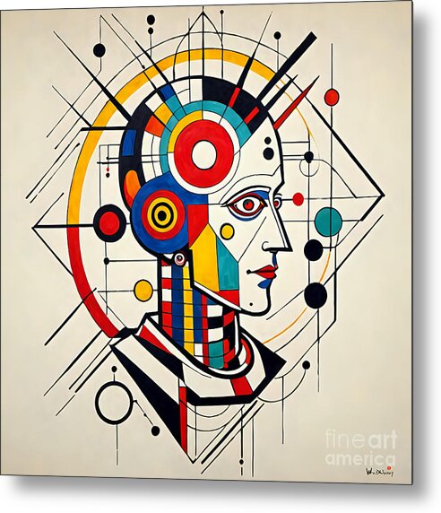 Mechanized Reverie Metal Print by JB Studio â€” main product image