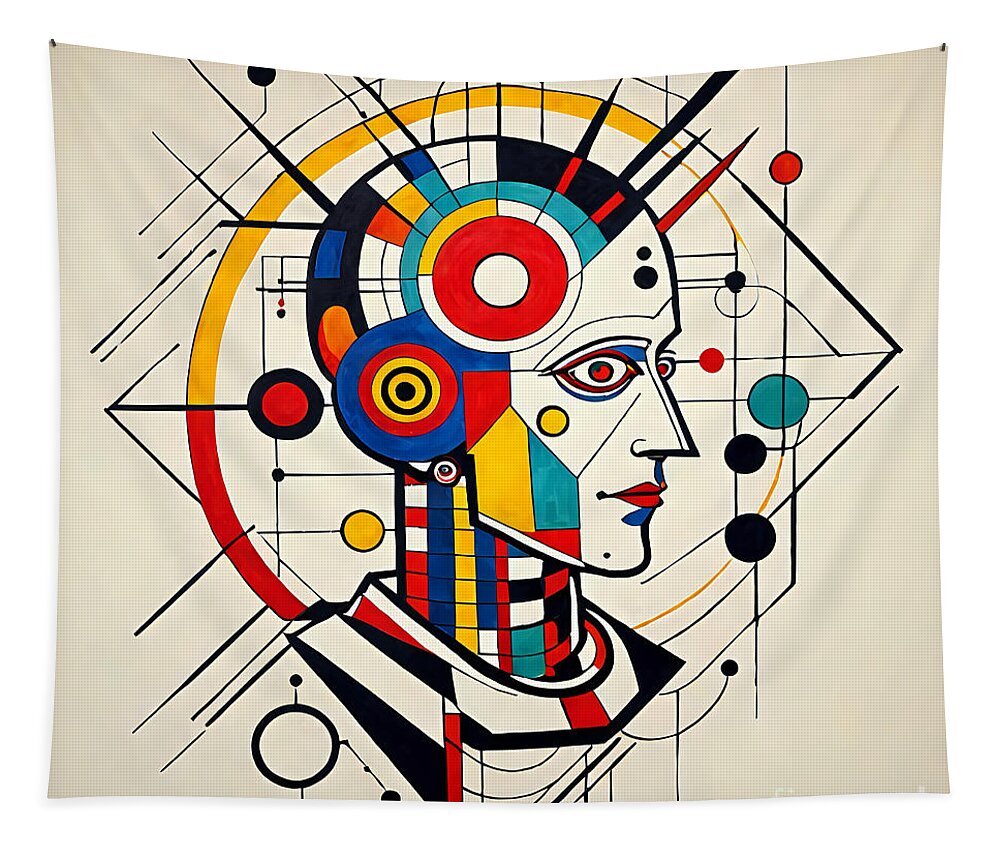 Mechanized Reverie Wall Tapestry by JB Studio â€” main product image