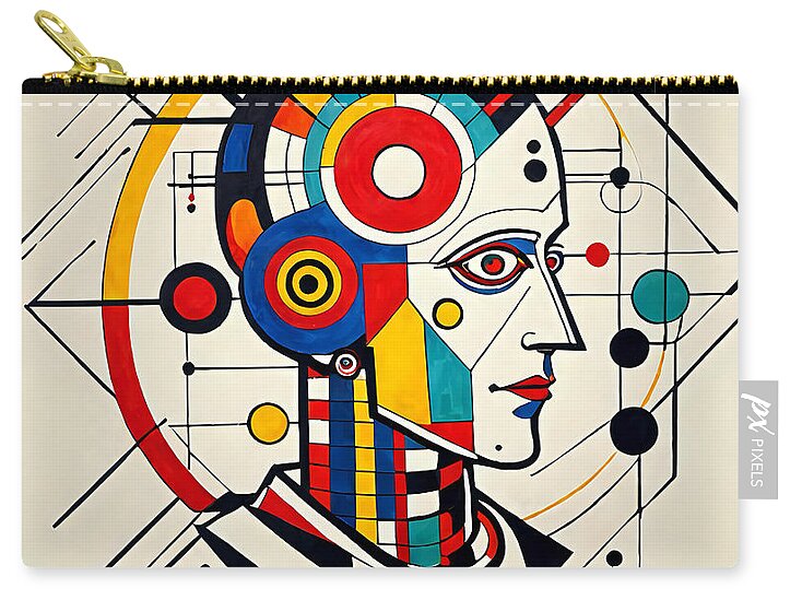 Mechanized Reverie Zip Pouch by JB Studio â€” main product image
