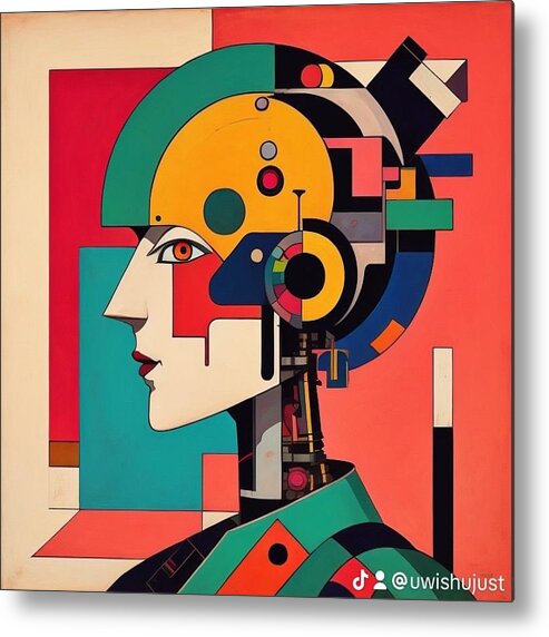 NexHumania Metal Print by JB Studio â€” main product image
